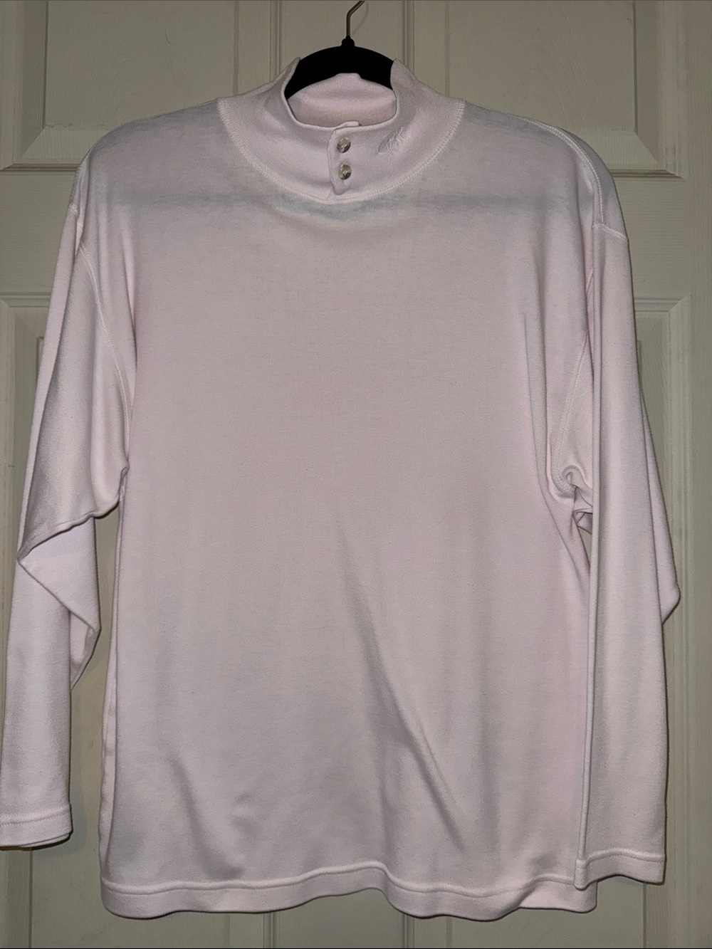 Outback Red Women's Light Pink Long-Sleeve Mock Neck Jersey